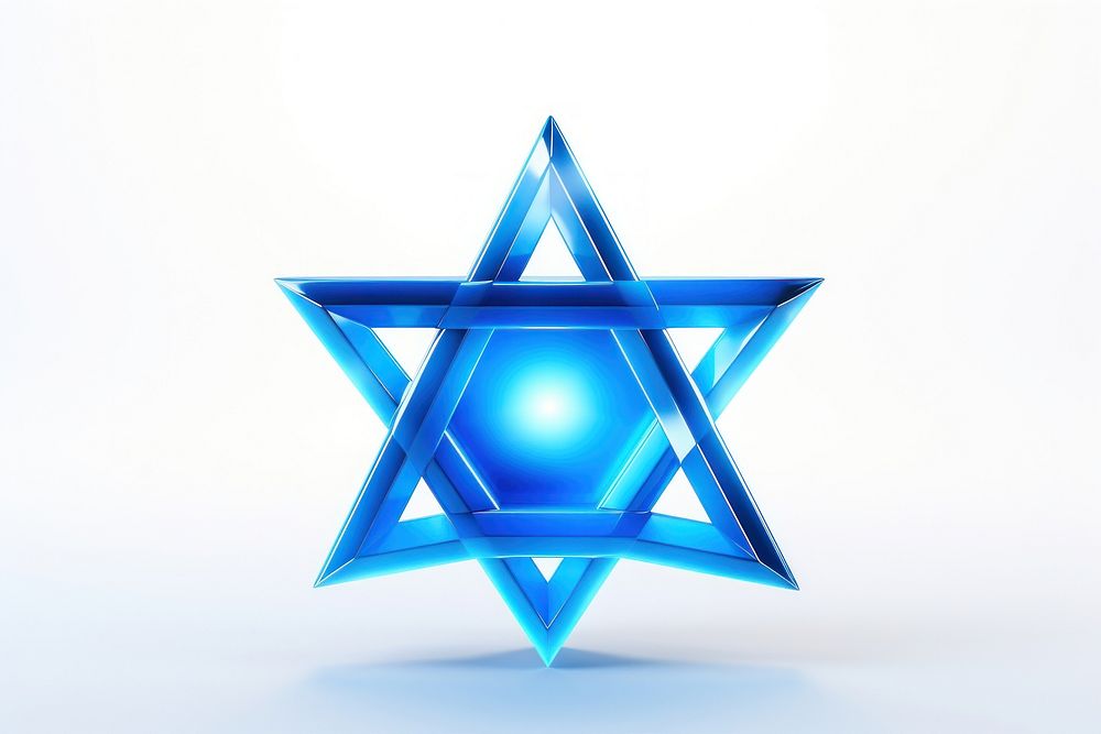 Symbol star illuminated futuristic. AI generated Image by rawpixel.