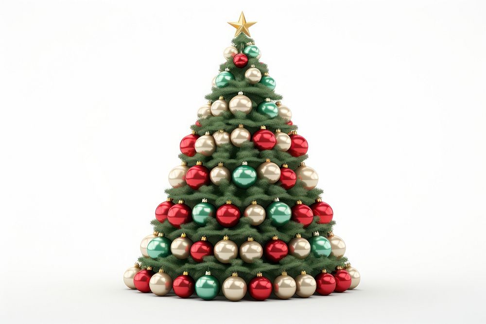 Christmas tree ornament plant. AI generated Image by rawpixel.