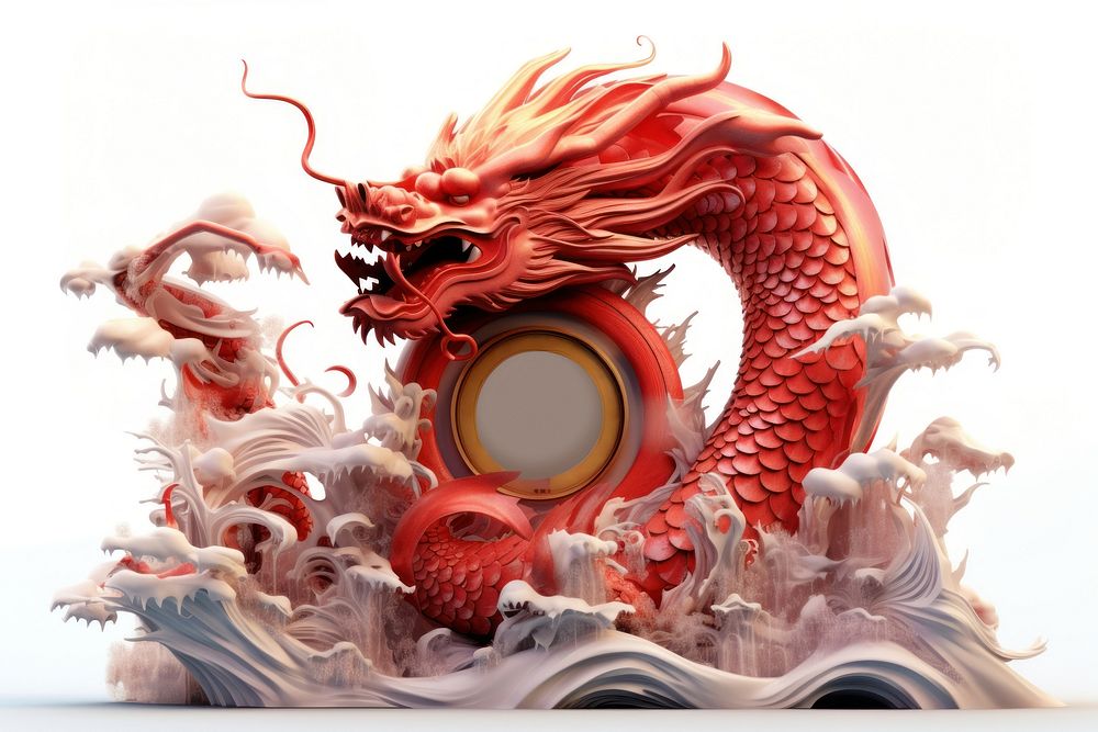 Dragon year chinese new year representation person. AI generated Image by rawpixel.