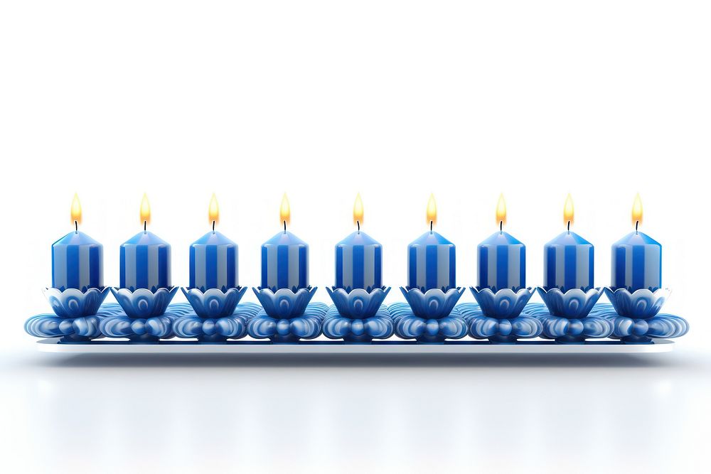 Hanukkah background candle white background spirituality. AI generated Image by rawpixel.