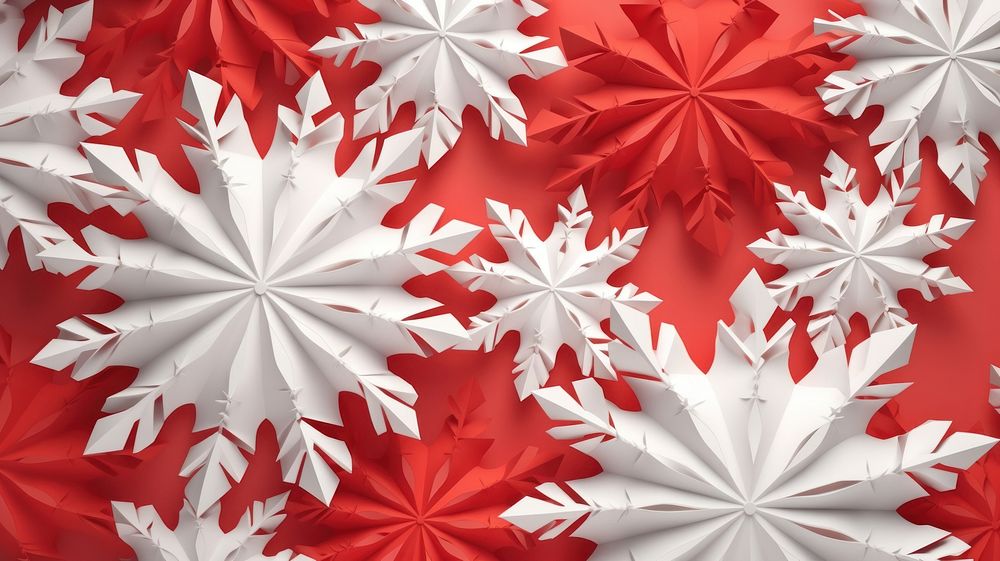 Christmas snowflake wallpaper christmas holiday pattern. AI generated Image by rawpixel.