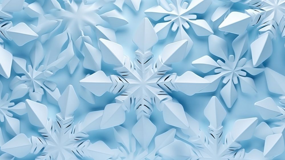 Christmas snowflake wallpaper pattern christmas holiday. AI generated Image by rawpixel.