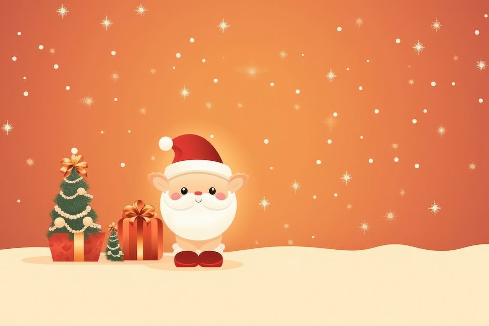Cartoon christmas snowman winter. AI generated Image by rawpixel.