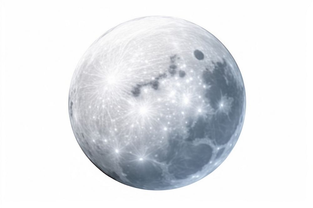 Celestial moon astronomy sphere space. AI generated Image by rawpixel.