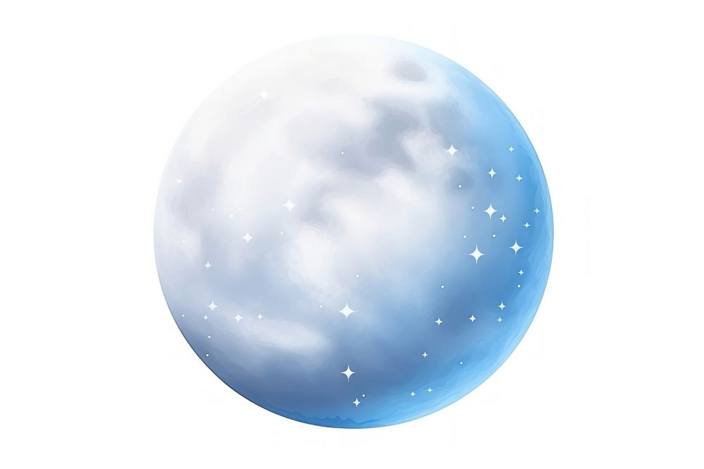 Celestial moon astronomy planet sphere. AI generated Image by rawpixel.