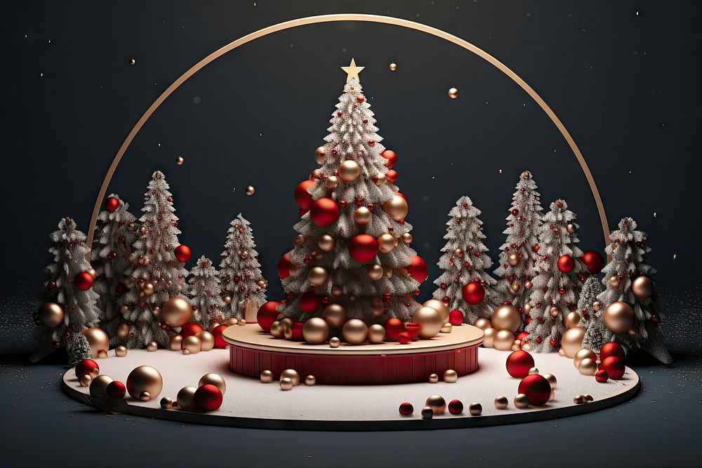 Christmas illuminated celebration decoration. AI generated Image by rawpixel.