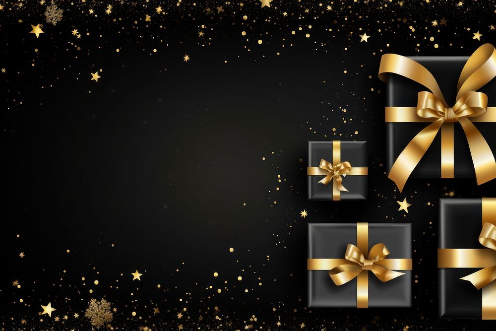 Gift backgrounds christmas gold. AI generated Image by rawpixel.