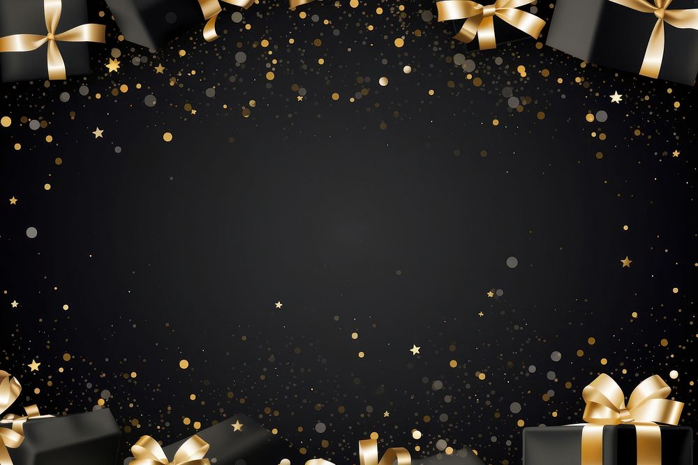 Confetti backgrounds christmas gift. AI generated Image by rawpixel.