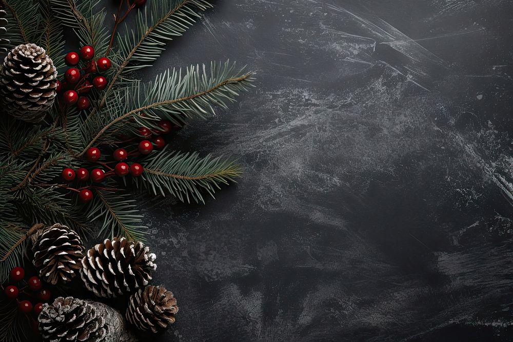 Fir branches christmas plant tree. AI generated Image by rawpixel.