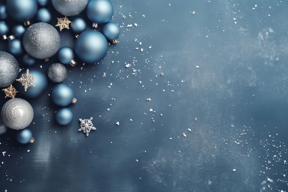 Backgrounds christmas sphere snow. AI generated Image by rawpixel.