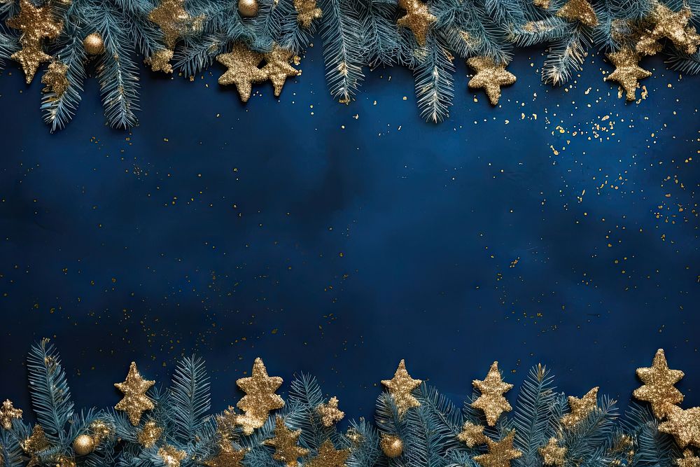 Christmas tree plant blue. AI generated Image by rawpixel.