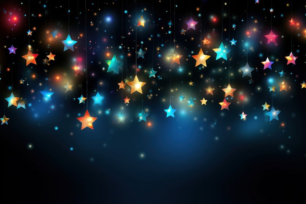 Stars light effect backgrounds astronomy christmas. AI generated Image by rawpixel.