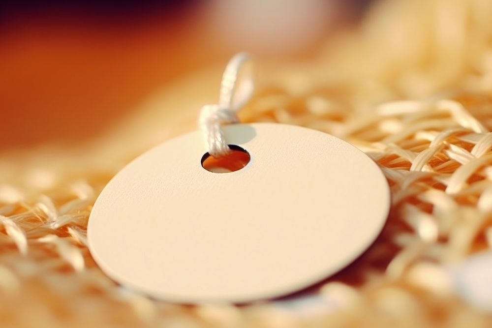 Tag hanging jewelry circle. AI generated Image by rawpixel.