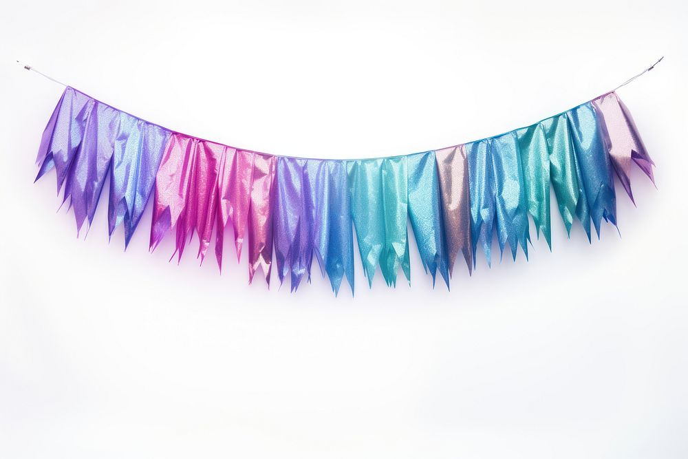 Party cloth banner purple white background clothesline. AI generated Image by rawpixel.