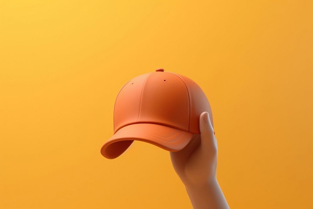Hand holding a cap gesturing headwear clothing. AI generated Image by rawpixel.
