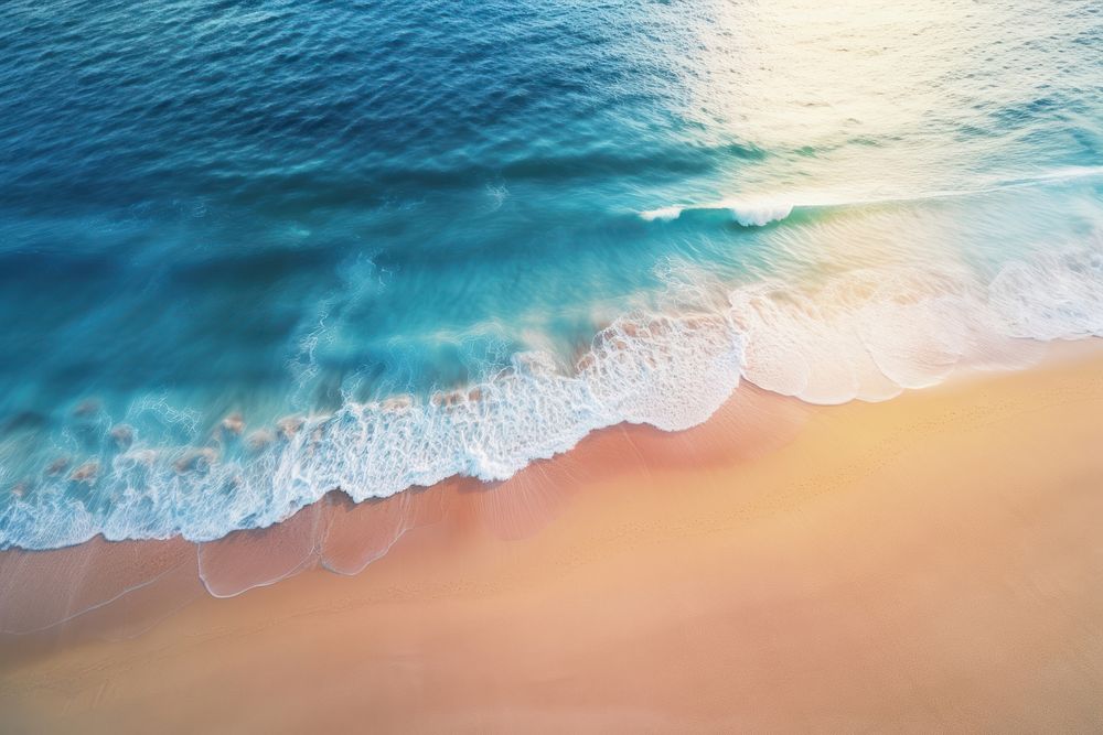 Ocean outdoors nature beach. AI generated Image by rawpixel.
