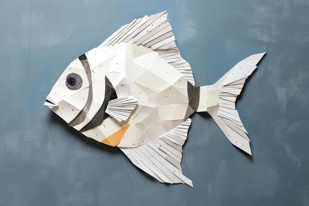 Angel fish animal transportation creativity. AI generated Image by rawpixel.