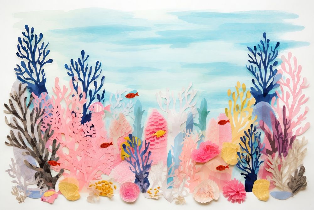 Sea art outdoors drawing. AI generated Image by rawpixel.