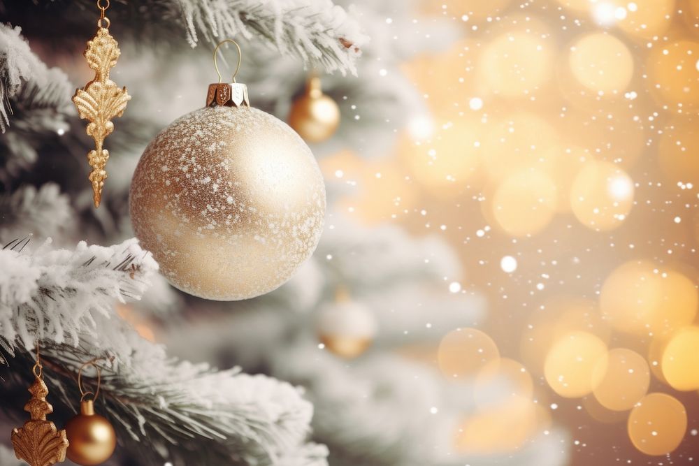 A Christmas Tree christmas backgrounds shiny. AI generated Image by rawpixel.