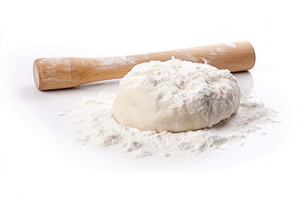 Dough powder flour food. AI generated Image by rawpixel.