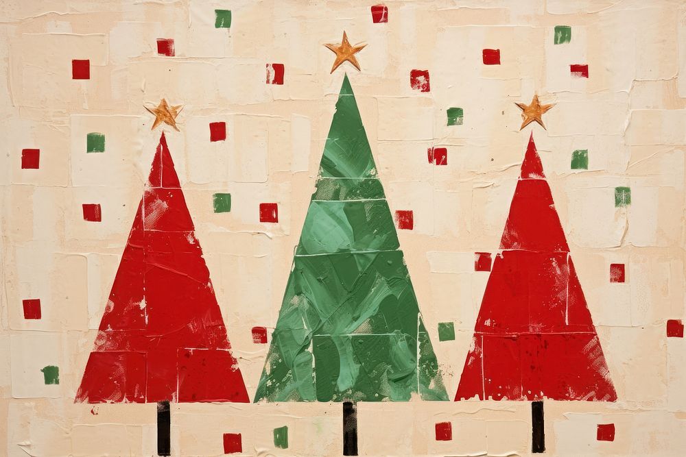 Christmas tree backgrounds pattern green. AI generated Image by rawpixel.