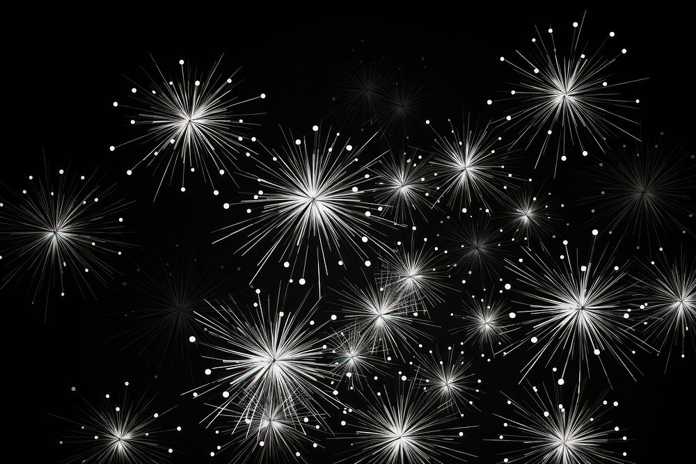 Fireworks effect backgrounds night black. AI generated Image by rawpixel.