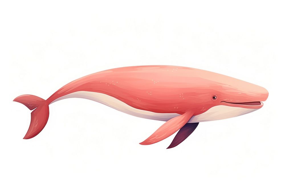 Whale dolphin drawing animal. AI generated Image by rawpixel.
