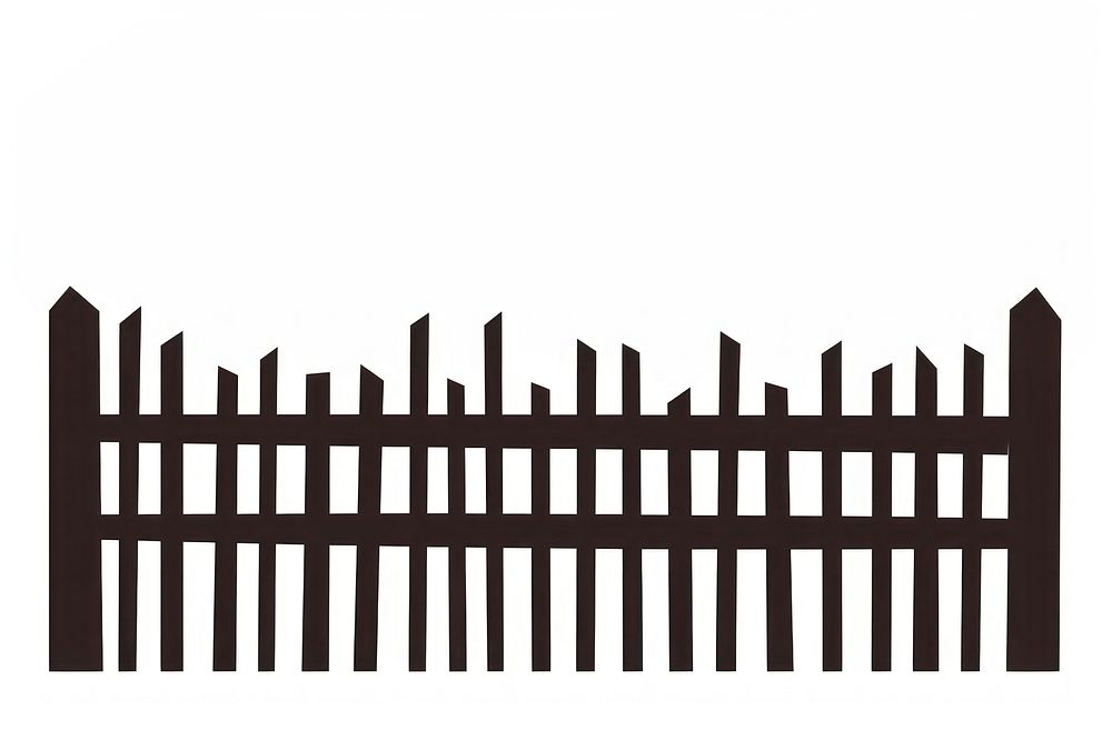 Wood fence outdoors gate white background. AI generated Image by rawpixel.
