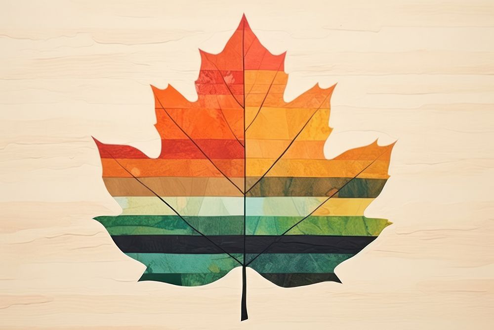 Leaf maple plant craft tree. AI generated Image by rawpixel.