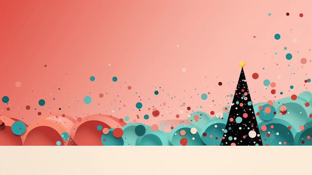 Christmas wallpaper christmas abstract art. AI generated Image by rawpixel.
