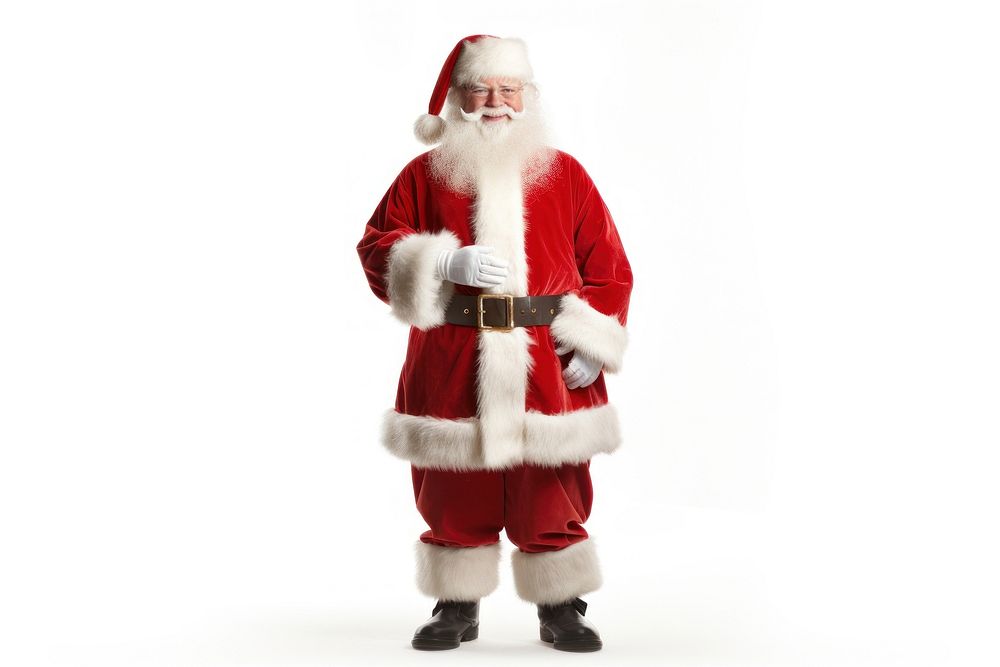 Christmas standing adult santa claus. AI generated Image by rawpixel.