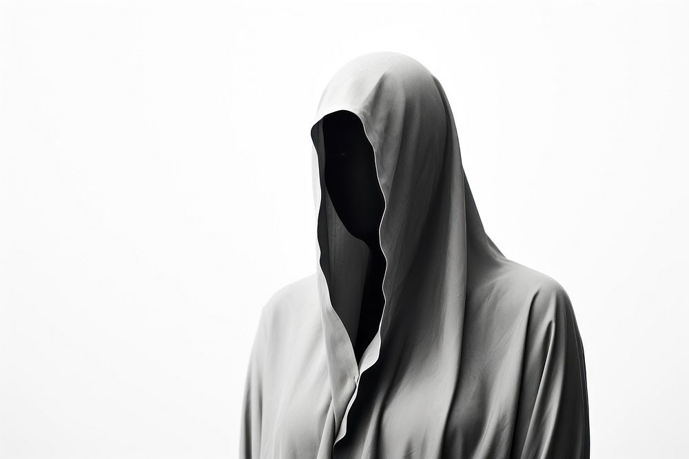 Female white adult hood. AI generated Image by rawpixel.