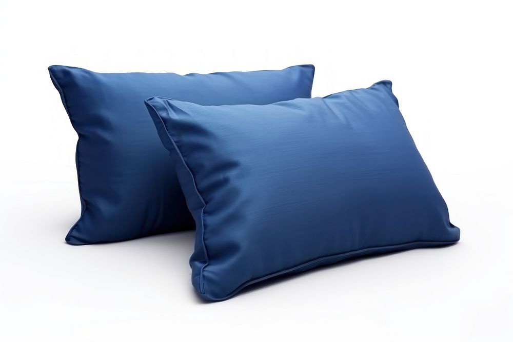Pillows cushion cotton blue. AI generated Image by rawpixel.