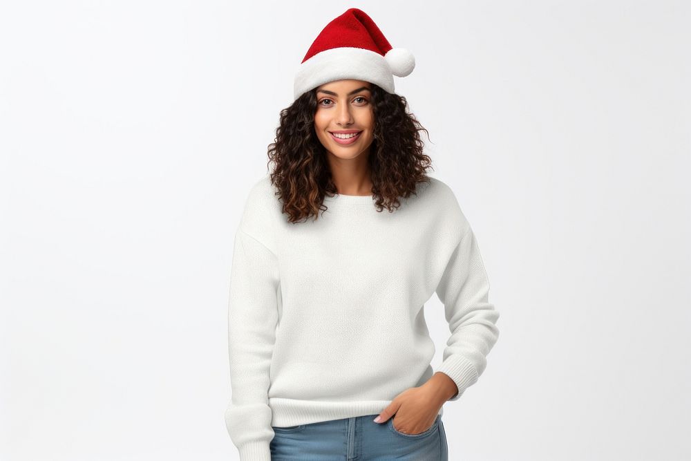 Sweater sweatshirt christmas smile. AI generated Image by rawpixel.