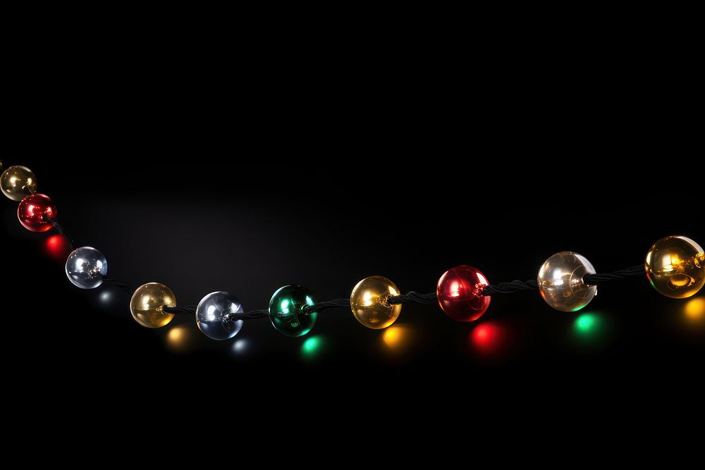 Christmas light line lighting gemstone jewelry. AI generated Image by rawpixel.