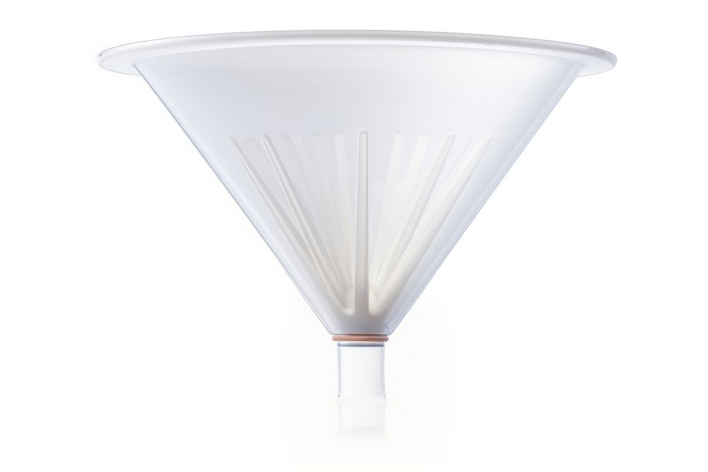 Funnel lamp white background cosmopolitan. AI generated Image by rawpixel.