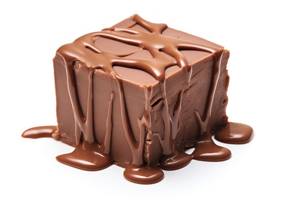 Fudge chocolate dessert food. AI generated Image by rawpixel.