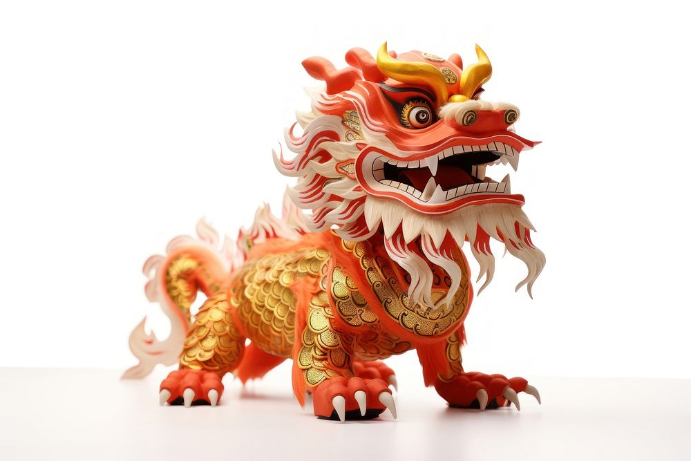 Chines dragon year dinosaur animal chinese new year. AI generated Image by rawpixel.