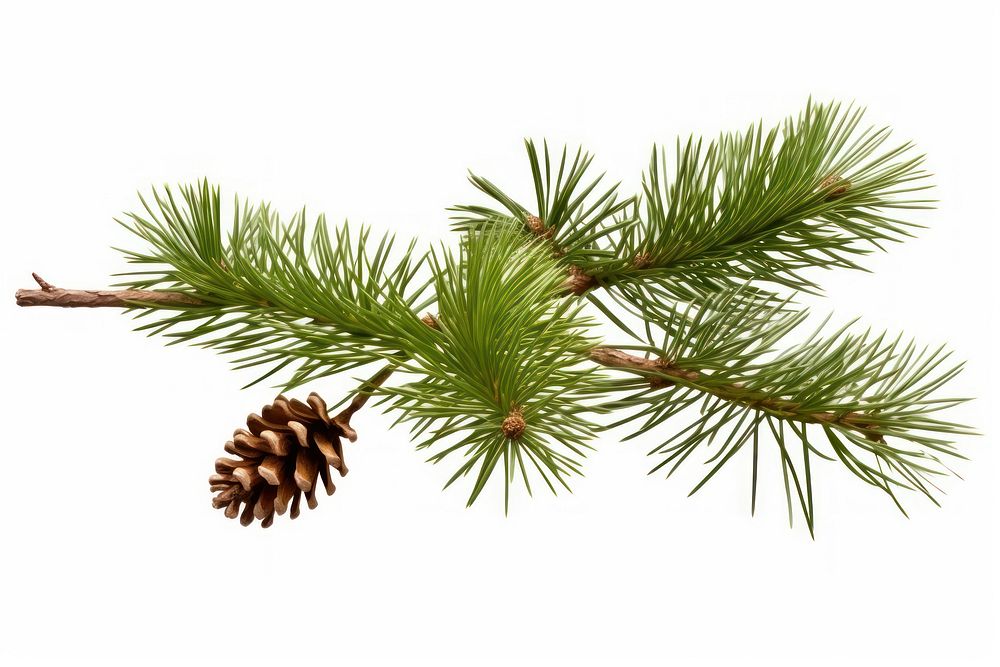Pine tree branch pine plant fir. AI generated Image by rawpixel.