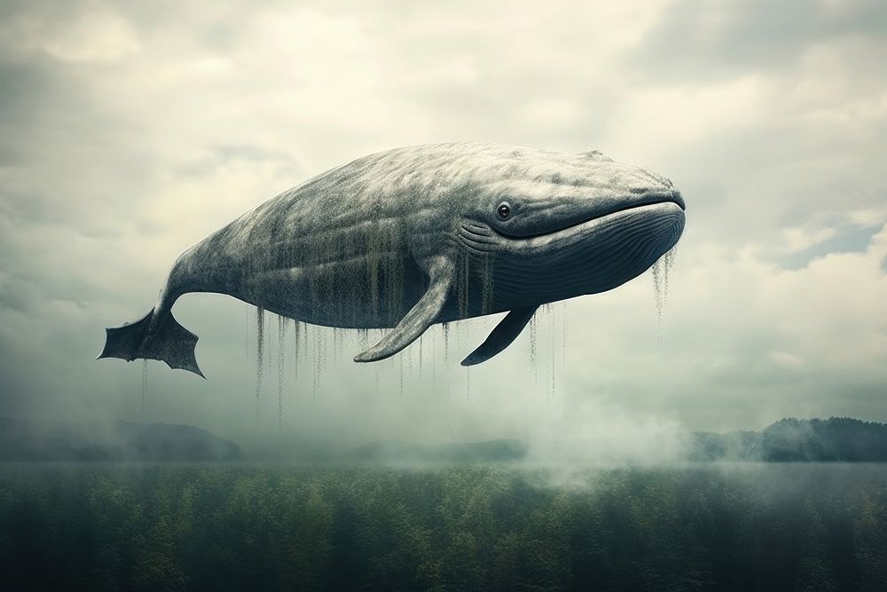 Whales outdoors animal mammal. AI generated Image by rawpixel.