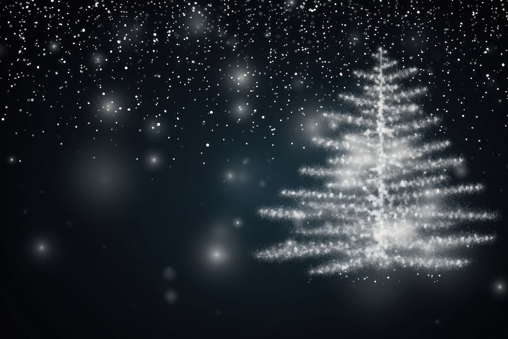 Christmas light backgrounds outdoors nature. AI generated Image by rawpixel.