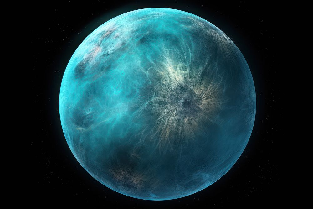 Uranus planet astronomy universe outdoors. AI generated Image by rawpixel.