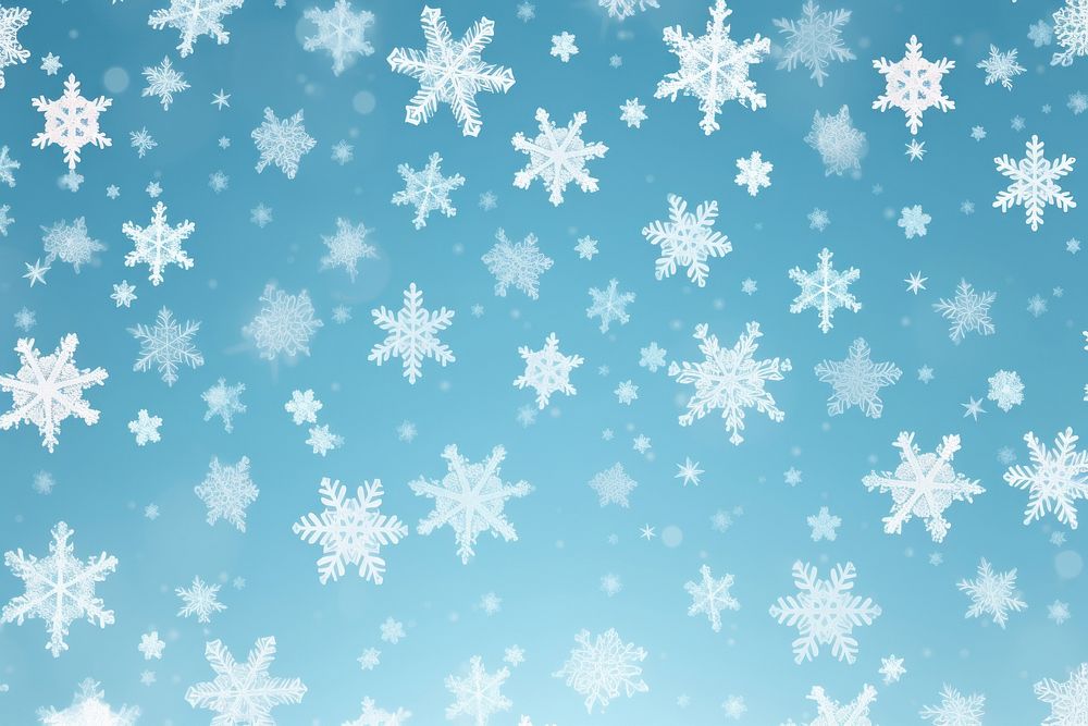 Snowflake backgrounds white blue. AI generated Image by rawpixel.