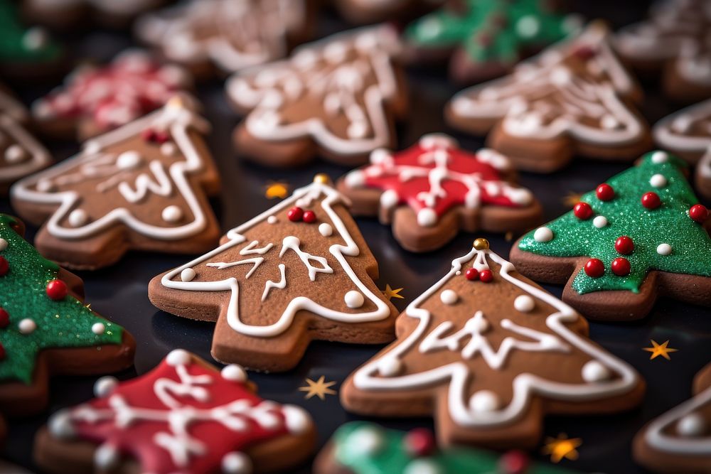 Cookies gingerbread christmas dessert. AI generated Image by rawpixel.