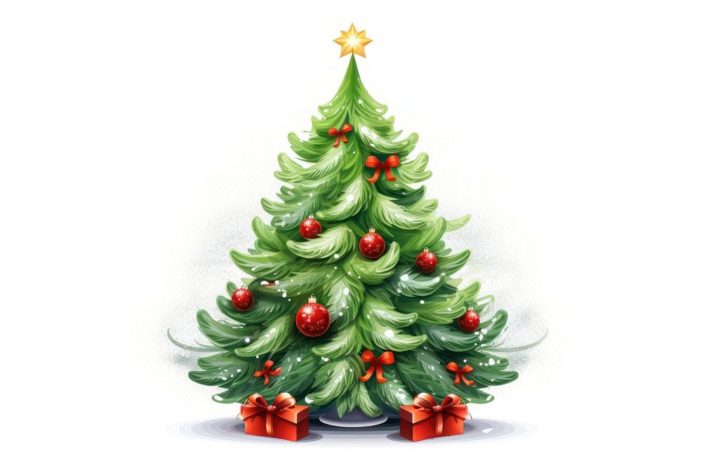 Christmas tree decoration ornament. AI generated Image by rawpixel.