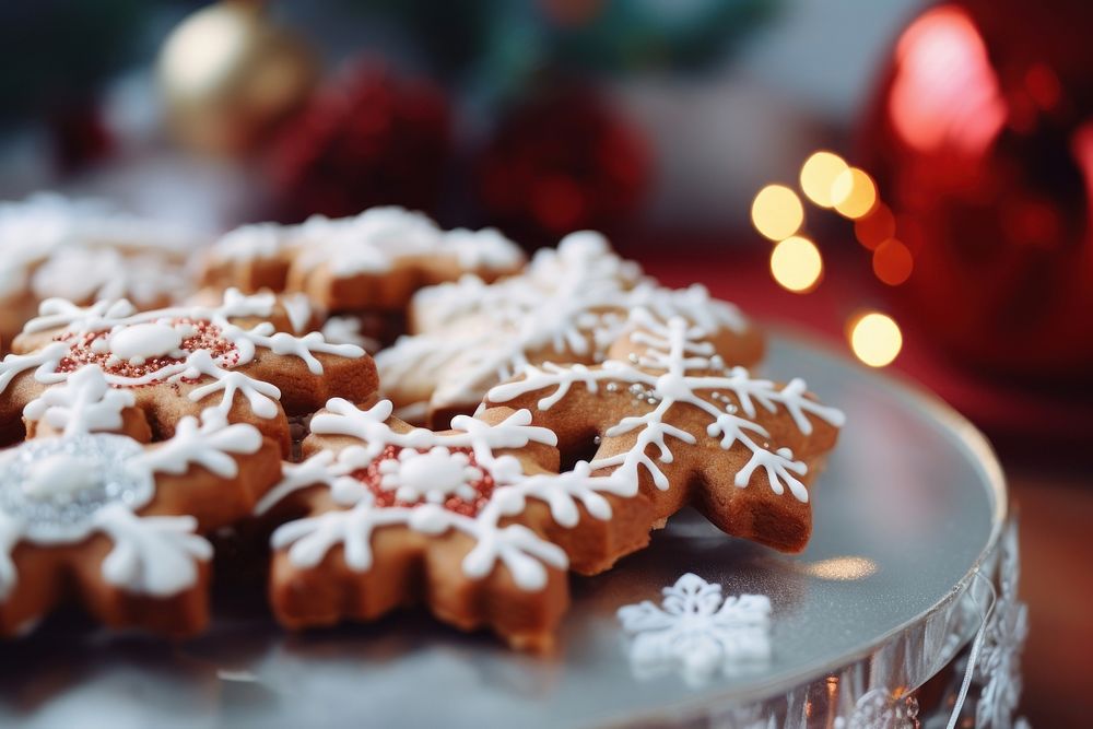 Soft cookies gingerbread christmas dessert. AI generated Image by rawpixel.