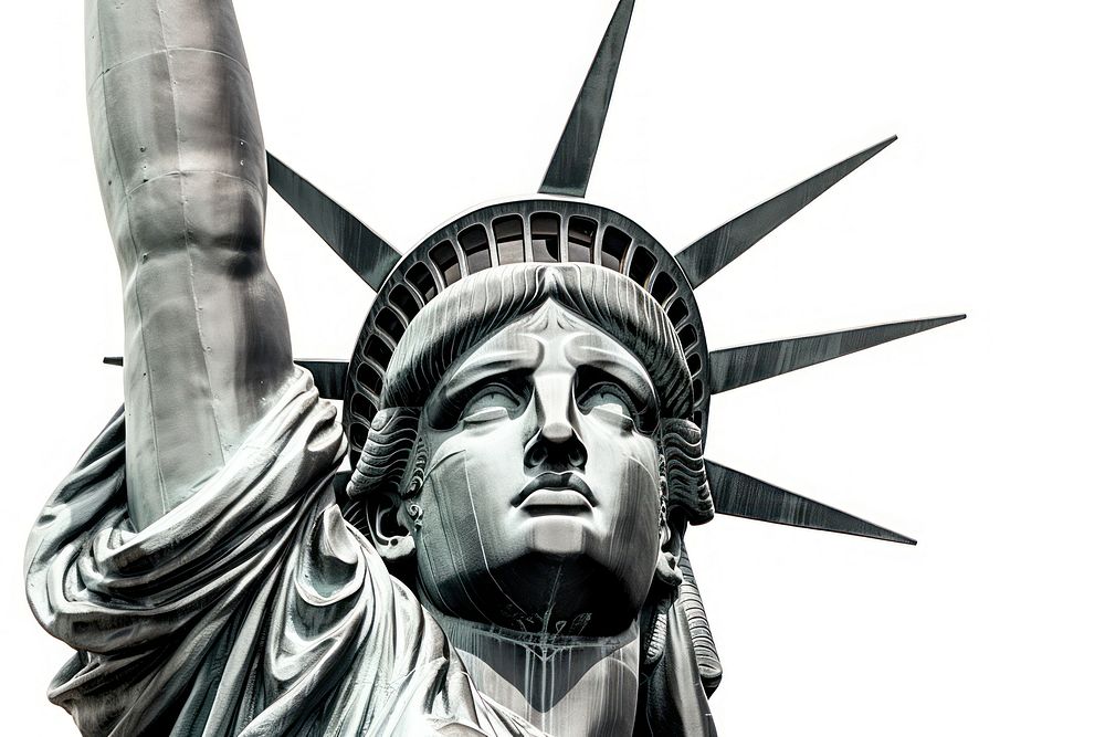 New york sculpture statue representation. AI generated Image by rawpixel.