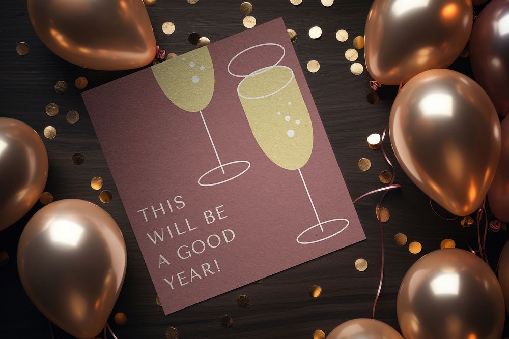 New Year party Invitation card