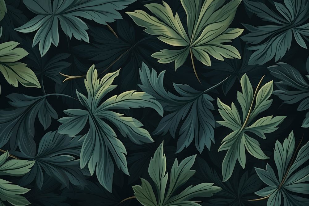 A seamless pattern green backgrounds nature. AI generated Image by rawpixel.