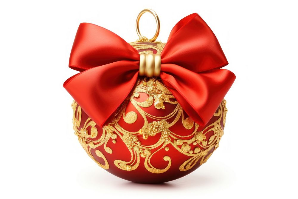 Christmas ball christmas pattern gold. AI generated Image by rawpixel.